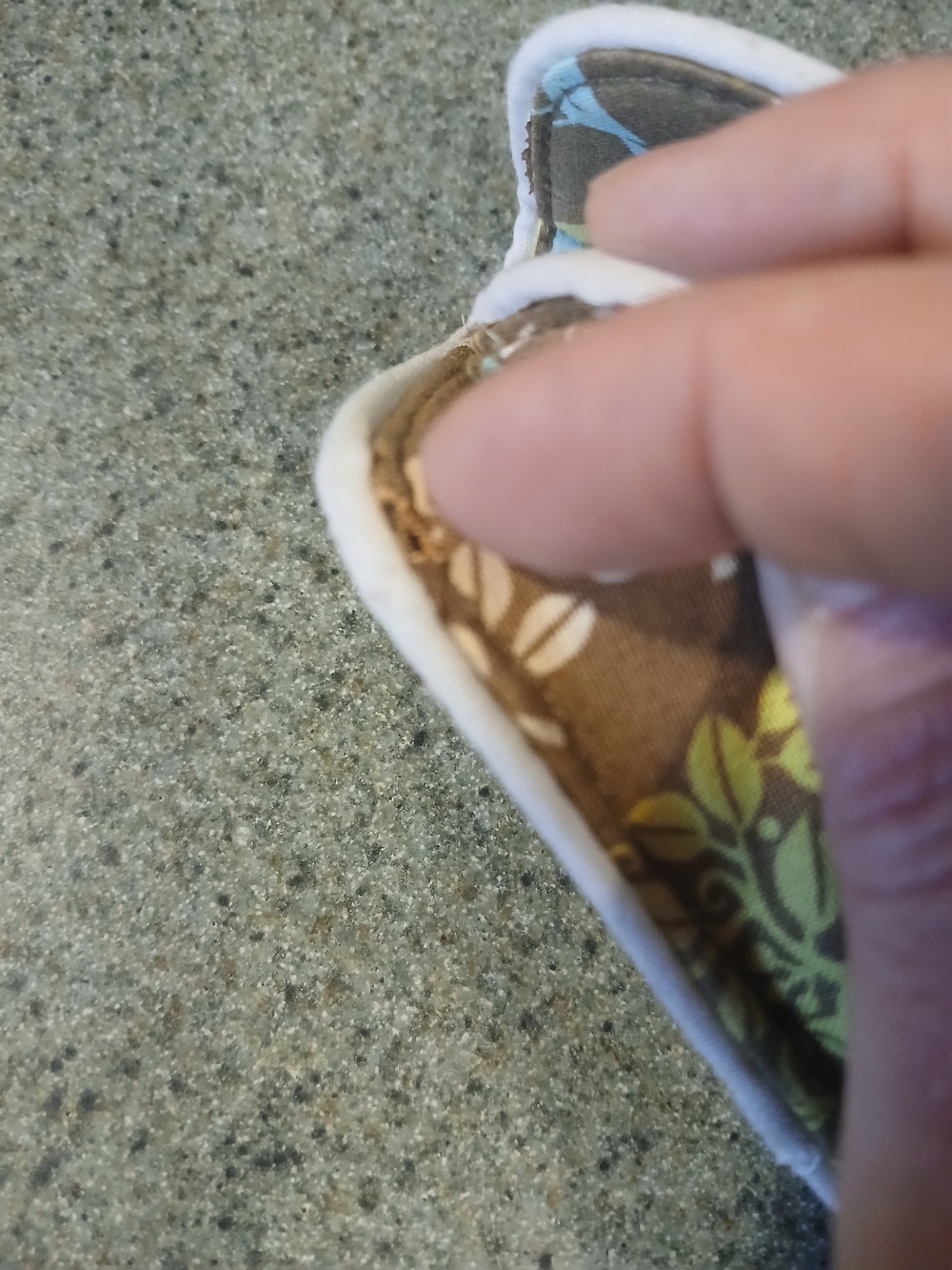 Vera Bradley Canvas Bird-Print Wallet in Brown and Yellow - Picture 10 of 10